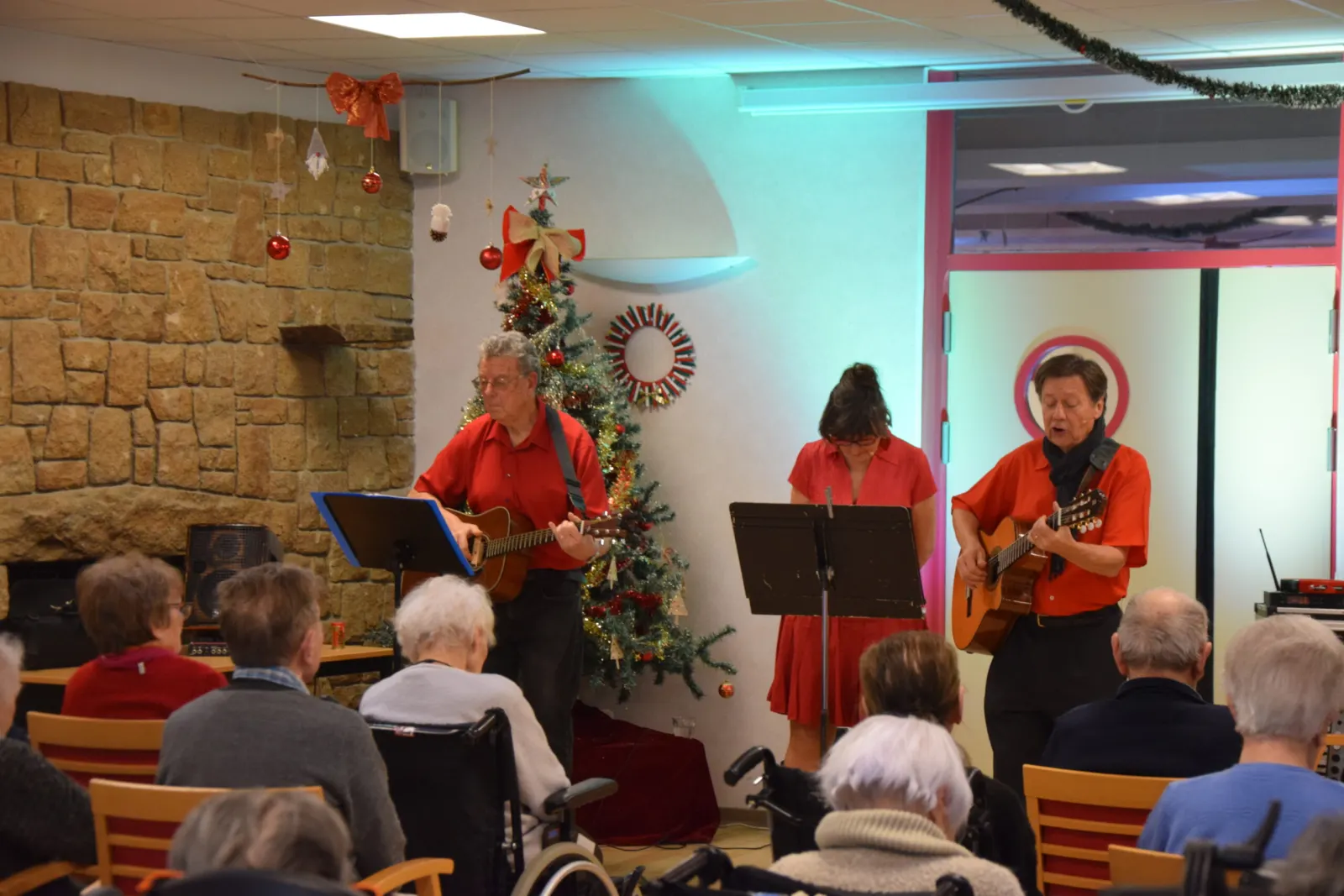 Concert de Noël donné aux résidents